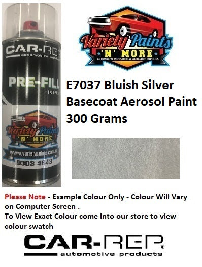 E7037 Bluish Silver Basecoat Aerosol Paint 300 Grams