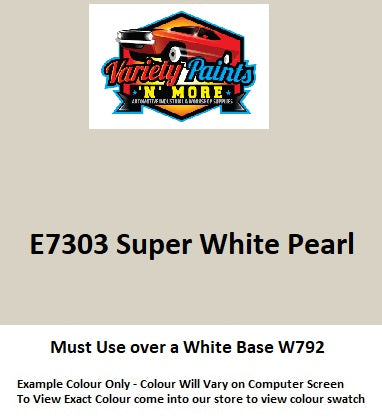 E7303 Super White Pearl Acrylic Gloss Spray Paint 300g