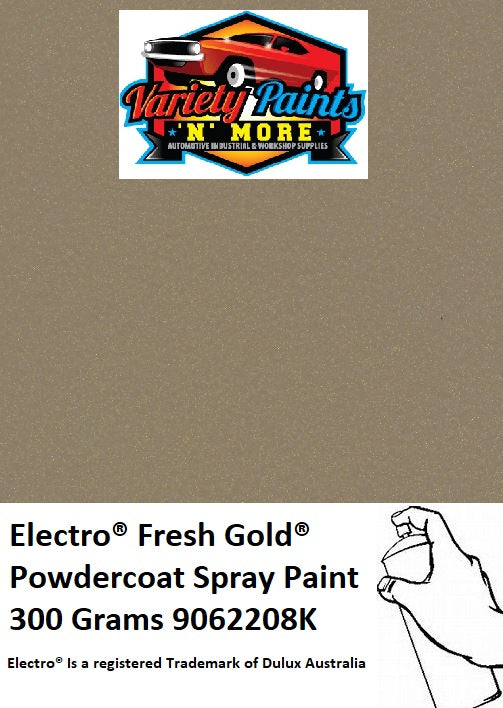 Electro Fresh Gold  9062208K Powdercoat Matched Spray Paint 300g