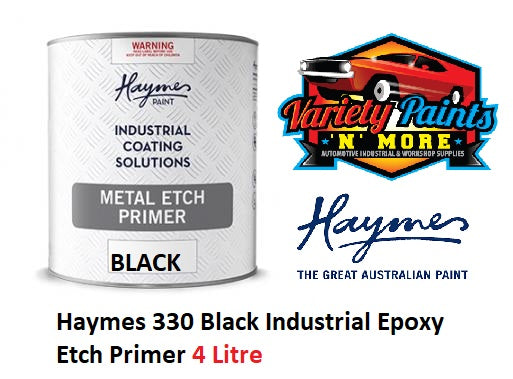 Haymes 330 Black Industrial Epoxy Etch Primer 1 Litre