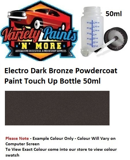 8184K Electro Dark Bronze MATT Powdercoat Paint 50ML Touch Up Bottle