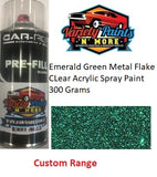 CHARGER Emerald Green Metal Flake CLear Acrylic Spray Paint 300 Grams