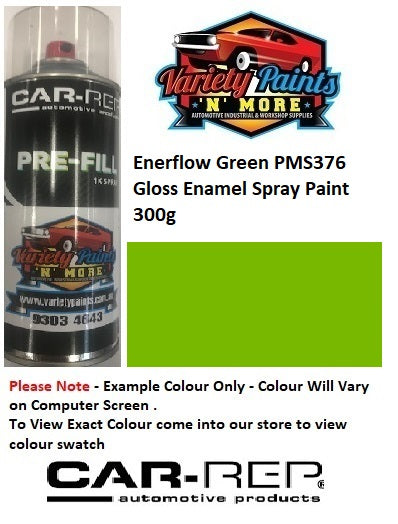 Enerflow Green PMS376 Gloss Enamel Spray Paint 300g