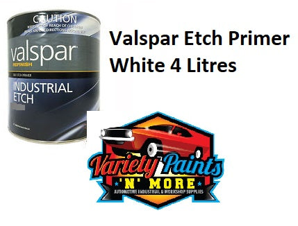 Valspar Industrial Etch Primer White 4 Lt