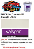 FANCRE FAN Cream GLOSS Enamel 4 LITRES 