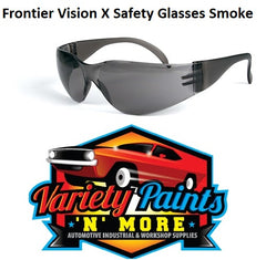 Frontier Vision X Safety Glasses Smoke BOX OF 12 PAIRS