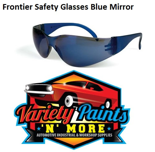 Frontier Safety Glasses Blue Mirror Vision X