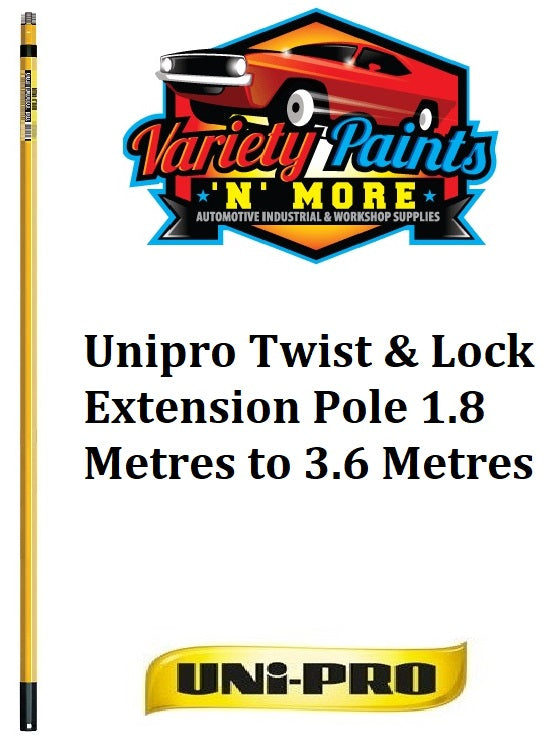Unipro Twist & Lock Extension Pole 1.8 Metres to 3.6 Metres