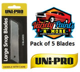 Unipro Large Snap Blades Pack of 5 Variety Paints N More 