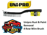 Unipro Rust & Paint Removal  4 Row Wire Brush