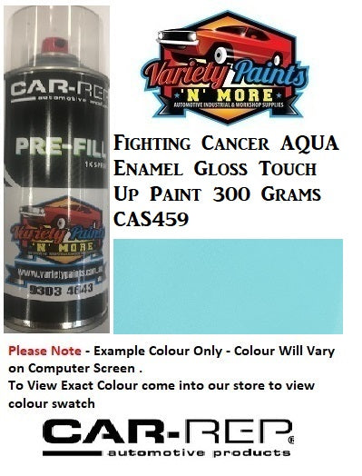 Fighting Cancer AQUA Enamel Gloss Touch Up Paint 300 Grams CAS459