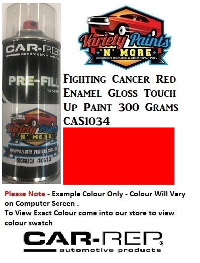 Fighting Cancer Red Enamel Gloss Touch Up Paint 300 Grams CAS1034