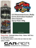 G12 Brunswick Green /Holly Green Australian Standard Gloss Enamel Spray Paint 300g
