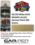 G2133 Gold Metallic Acrylic Aerosol Paint 300 Grams