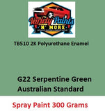 Variety Paints 2K G22 Serpentine Green Australian  Standard Aerosol 300 Grams TB510 2K Enamel 