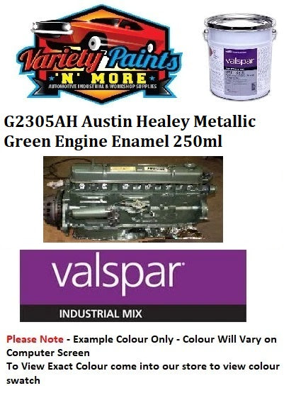 G2305AH Austin Healey Metallic Green Engine Enamel 250ml