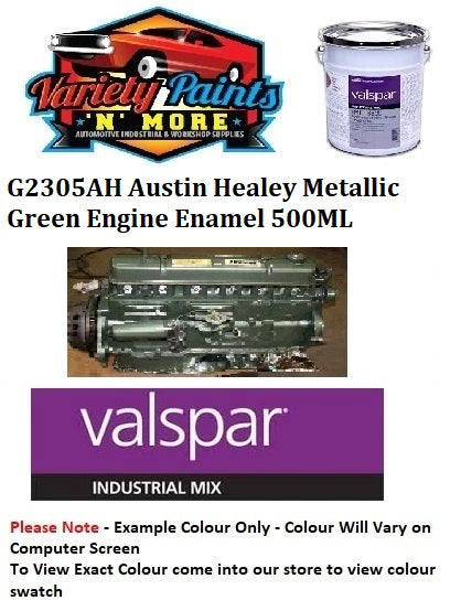 G2305AH Austin Healey Metallic Green Engine Enamel 500ml