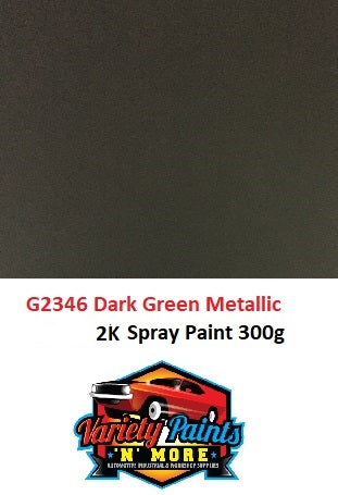 G2346 Dark Green Metallic 2K Aerosol Paint 300 Grams