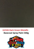 G2346 Dark Green Metallic Basecoat  Aerosol Paint 300 Grams