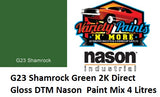 G23 Shamrock Green 2K Direct Gloss DTM Nason Paint Mix 4 Litres