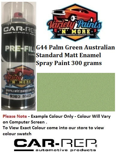 G44 Palm Green Australian Standard MATT Enamel Custom Spray Paint 300 grams