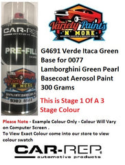 G4691 Verde Itaca Green Base for 0077 Lamborghini Green Pearl Basecoat Aerosol Paint 300 Grams