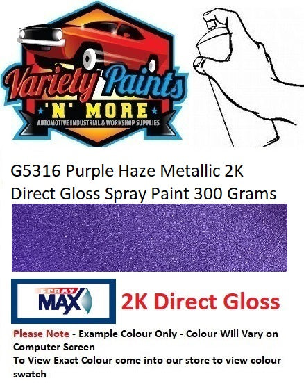 G5316 Purple Haze Metallic 2K Direct Gloss Spray Paint 300 Grams