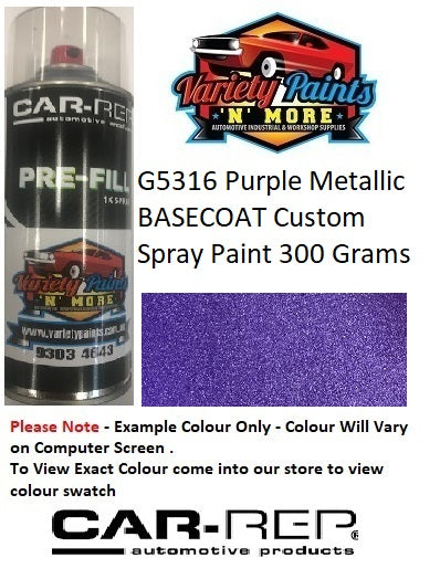 G5316 Purple Haze Metallic BASECOAT Custom Spray Paint 300 Grams