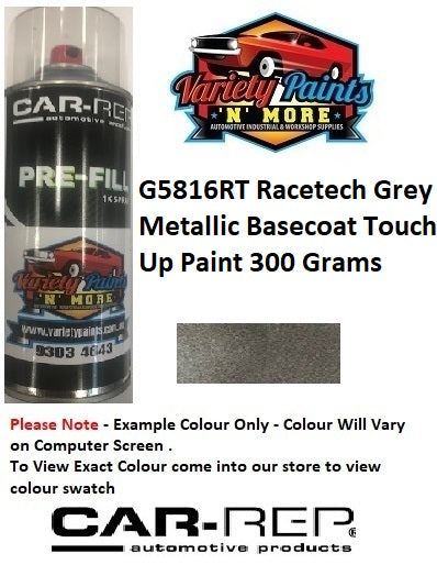 G5816RT Racetech Grey Metallic Acrylic Touch Up Paint 300 Grams