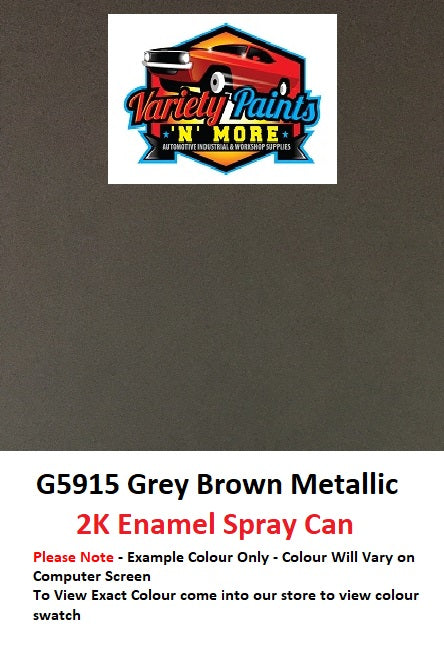 G5915 Grey Metallic 2K Enamel Touch Up Paint 300 Grams