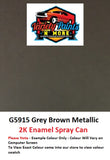 Variety Paints G5915 Grey Metallic 2K Enamel Touch Up Paint 300 Grams 