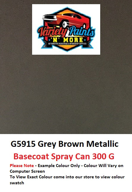 Variety Paints G5915 Grey Metallic Basecoat Touch Up Paint 300 Grams