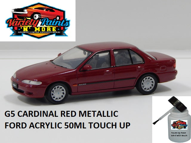 G5 Cardinal Red FORD Australia Acrylic Touch Up Bottle 50ml