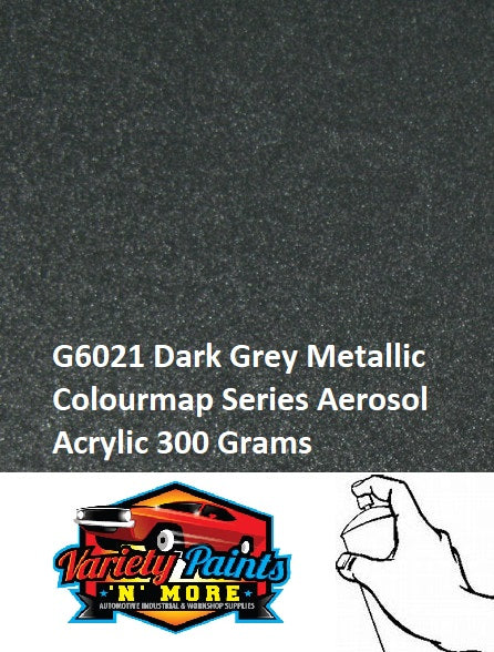 G6021 Grey Metallic CMP Colour 303 Acrylic Gloss Spray Paint 300g