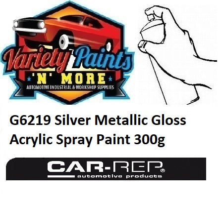G6219 Silver Metallic Gloss Acrylic Spray Paint 300g