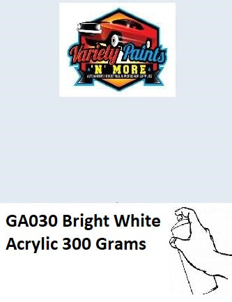 GA030 Bright White Powdercoat Spray Paint 300g