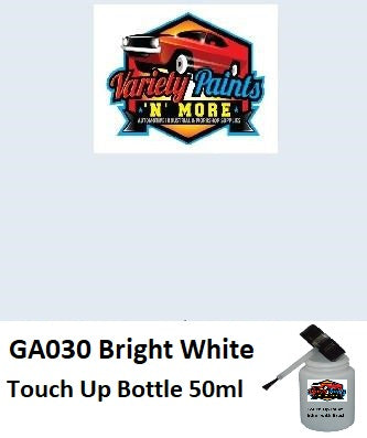 GA030 Bright White Powdercoat Touch Up Paint 50ml with Brush