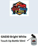 GA030 Bright White Powdercoat Touch Up Paint 50ml with Brush 