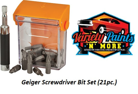 Geiger Screwdriver Bit Set (21pc.)