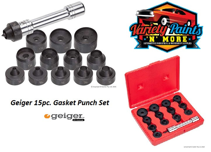 Geiger 15pc. Gasket Punch Set