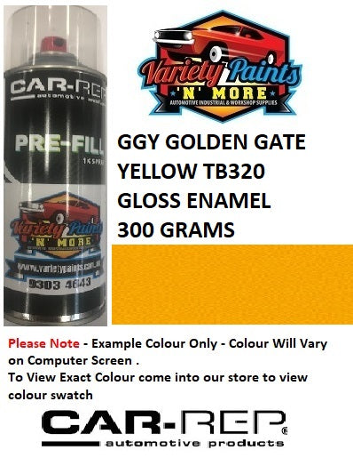 GGY Golden Gate Yellow  Spray Paint Quick Dry Enamel 300 Grams
