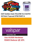 GGY Golden Gate YELLOW 4 Lt 510 PU 2K Paint Topcoat DTM PART A