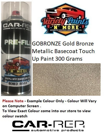 GOBRONZE Gold Bronze Metallic Basecoat Touch Up Paint 300 Grams