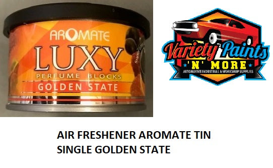 AIR FRESHENER AROMATE TIN SINGLE GOLDEN STATE