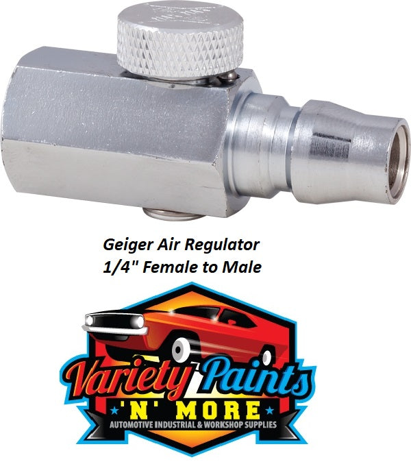 Geiger Air Regulator 1/4" Female to Male