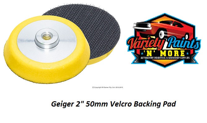 Geiger 2" 50mm Velcro Backing Pad