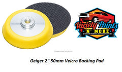 Geiger 50mm 2" Velcro Backing Pad