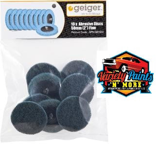 Geiger 50mm Blue Abrasive Disc (Pack of 10)