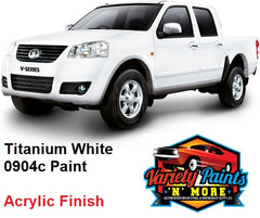 0904c Titanium White Suitable for GREAT WALL Acrylic Touch Up Paint 