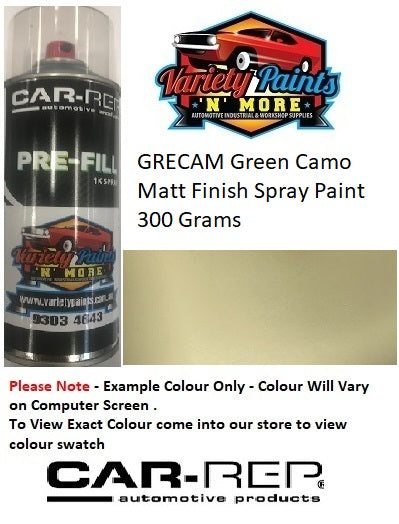 GRECAM Green Camo MATT  Acrylic Touch Up Paint 300 Grams
